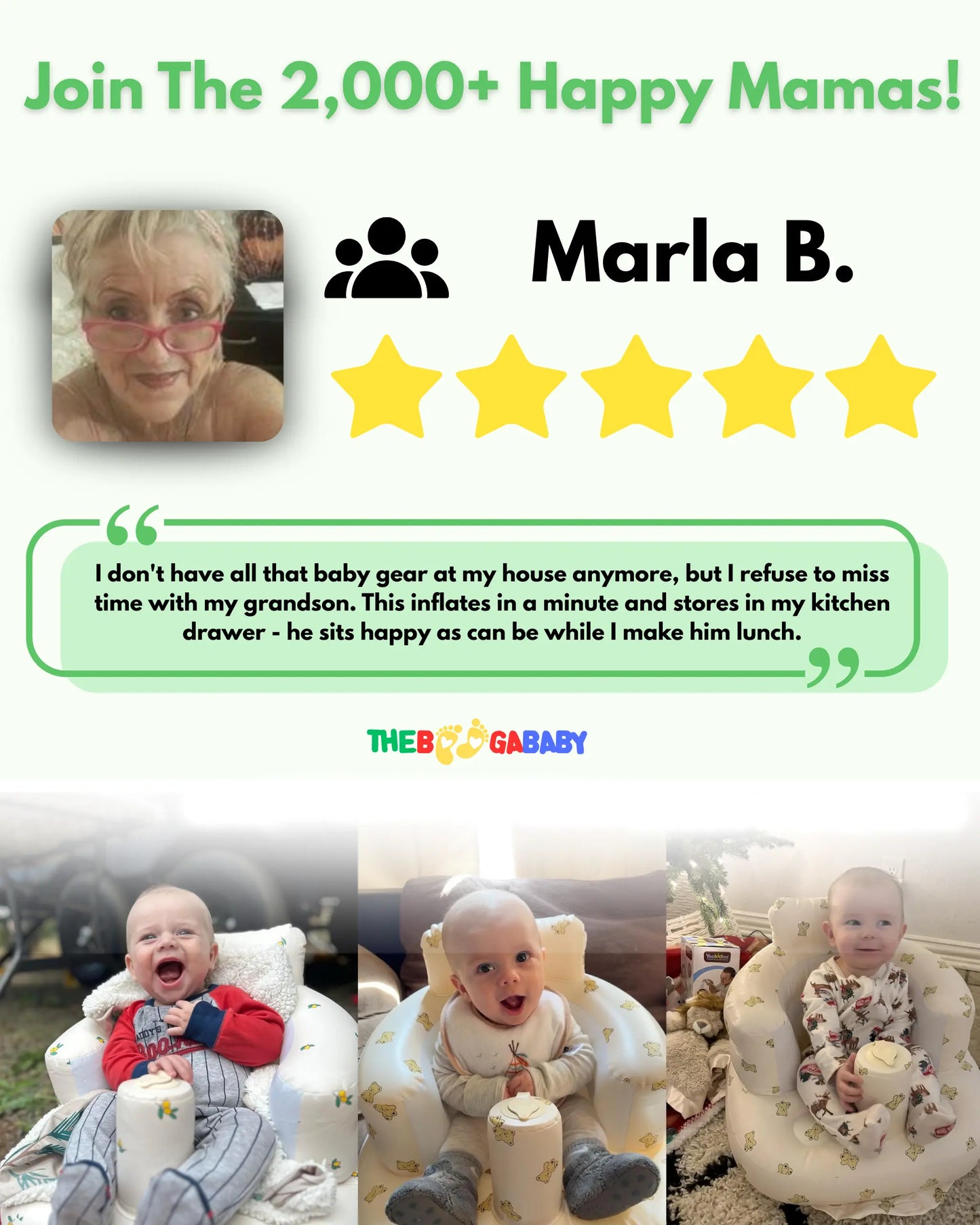 The TravelTot™ Inflatable Baby Chair