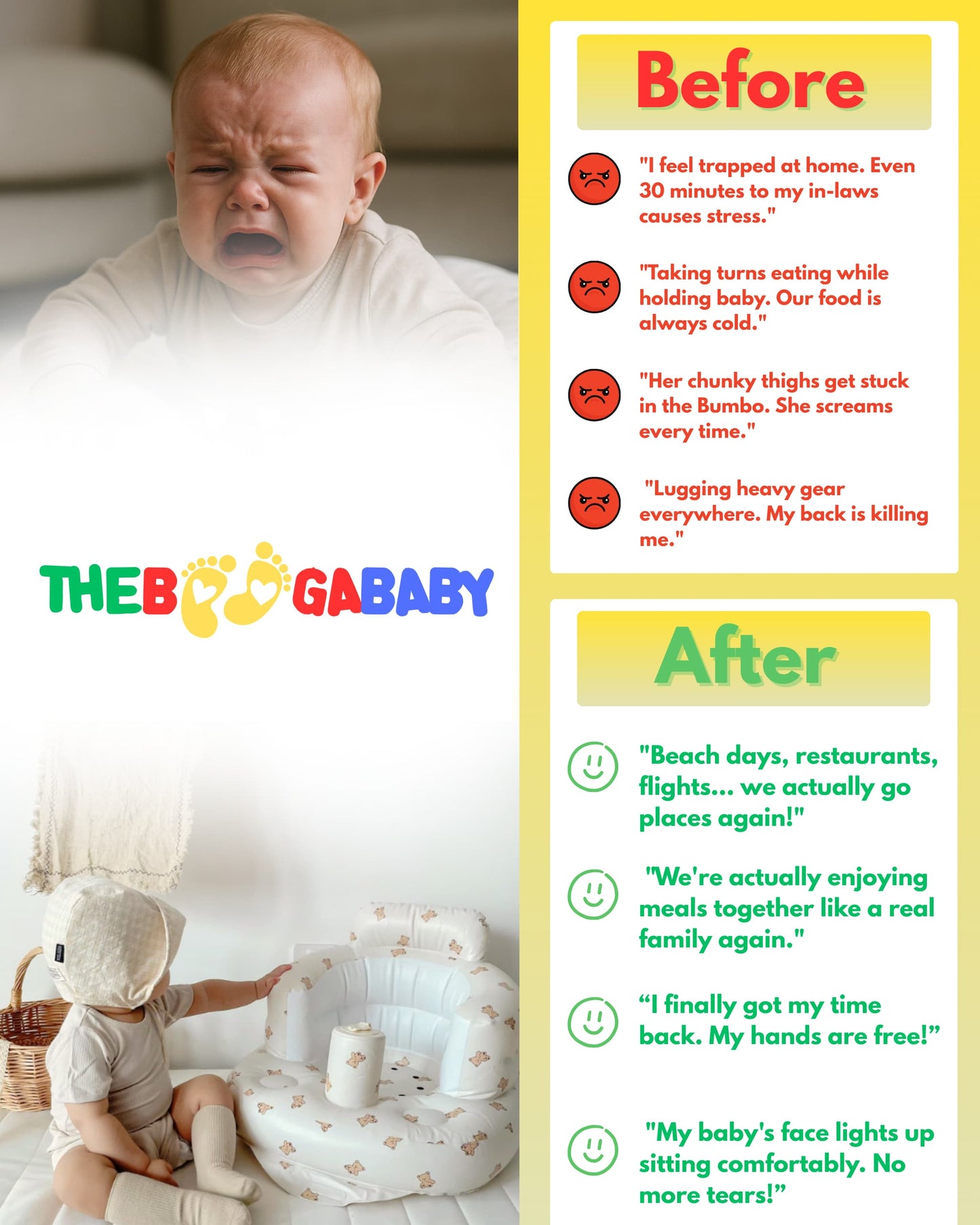 The TravelTot™ Inflatable Baby Chair