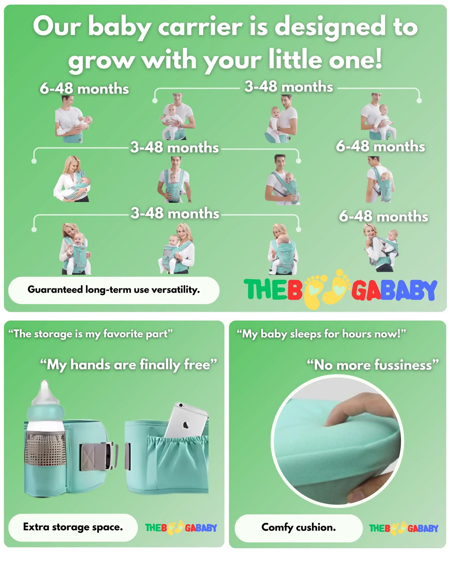 HandsFreeMama™ Baby Carrier