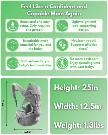 HandsFreeMama™ Baby Carrier